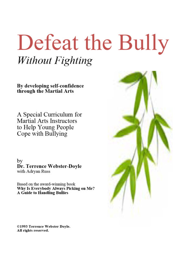 Defeat the Bully Without Fighting curriculum cover