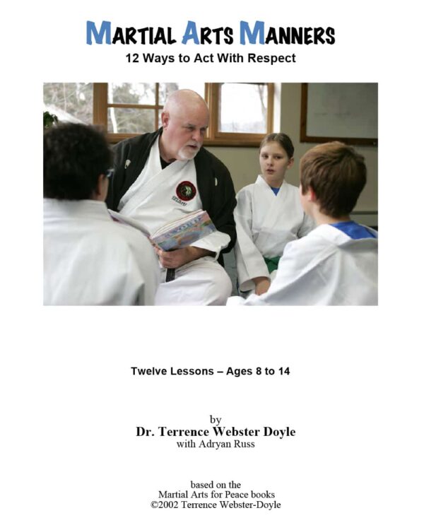 Martial Arts Manners curriculum cover