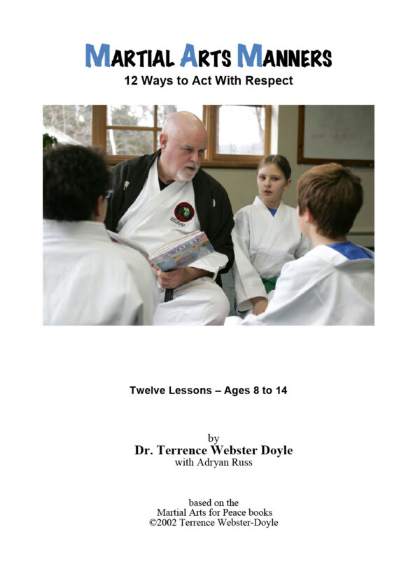 Martial Arts Manners curriculum cover