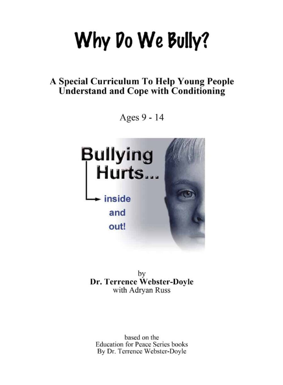 "Why Do We Bully" curriculum cover